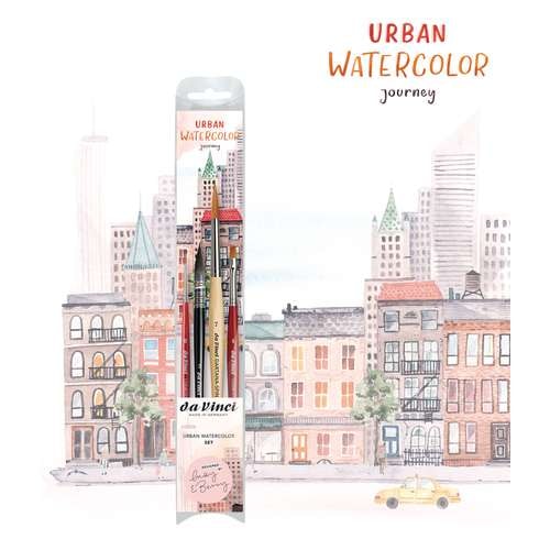 da Vinci Urban Watercolour Journey Set 5601