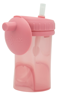 Difrax Cup with Straw Non Spill Raspberry 1ST