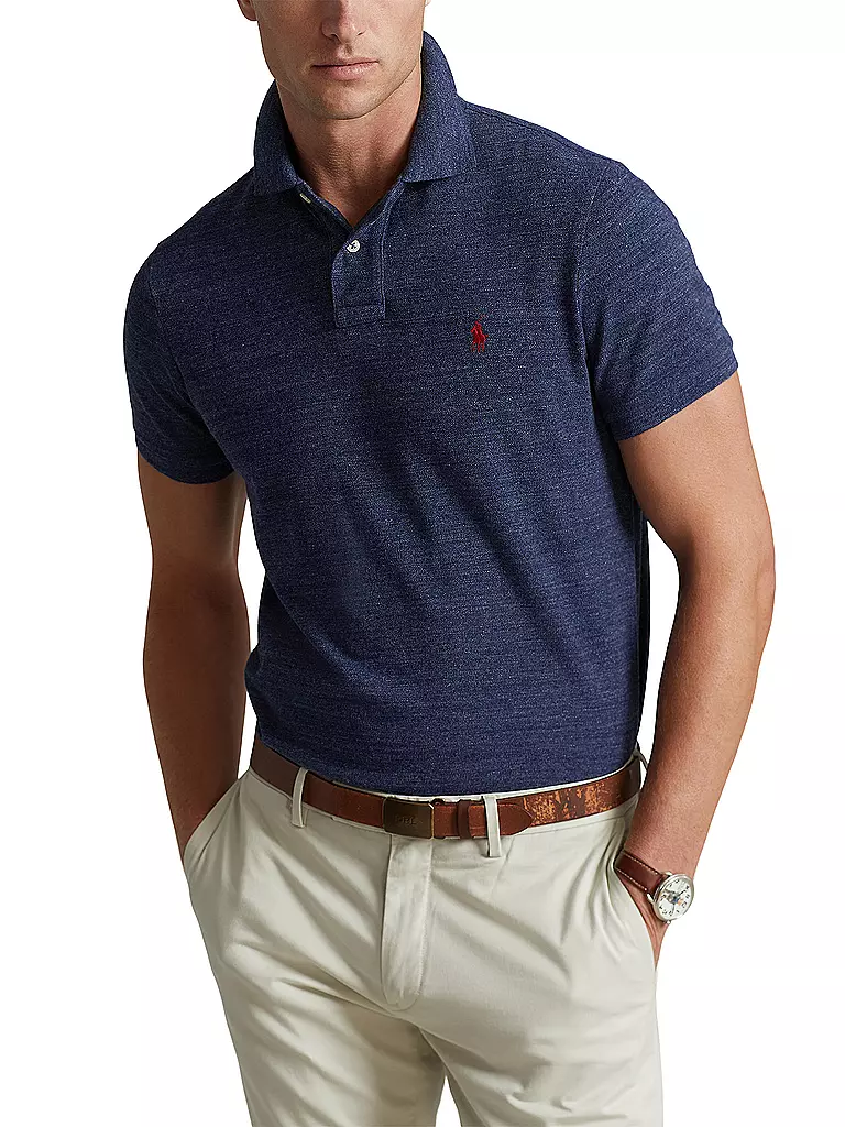 POLO RALPH LAUREN Poloshirt Custom-Slim-Fit blau