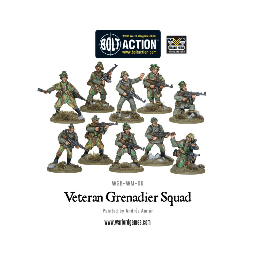 Bolt Action - German- Veteran Grenadiers Squad