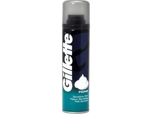 Gillette Classic Sensitive, Barber-mousse, Mænd, Sensitiv hud, 200 ml, 1 stk