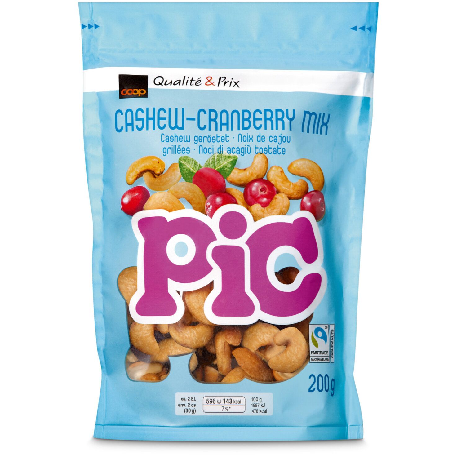 Pic Cashew Cranberry Mix