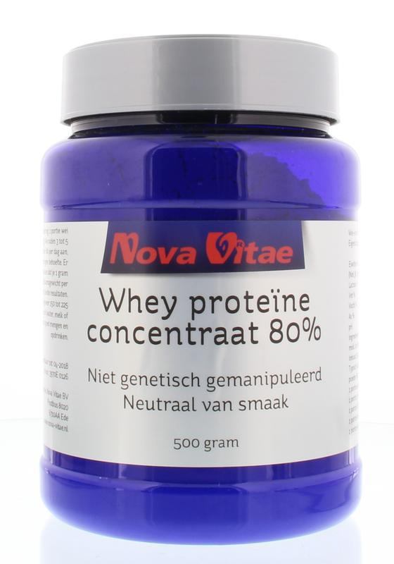 Nova Vitae Whey Proteine Concentraat 80% 500g
