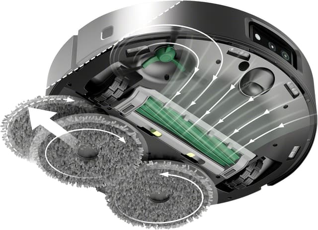 iRobot Roomba Combo 505 Plus rengøringsrobot N185040 (sort)