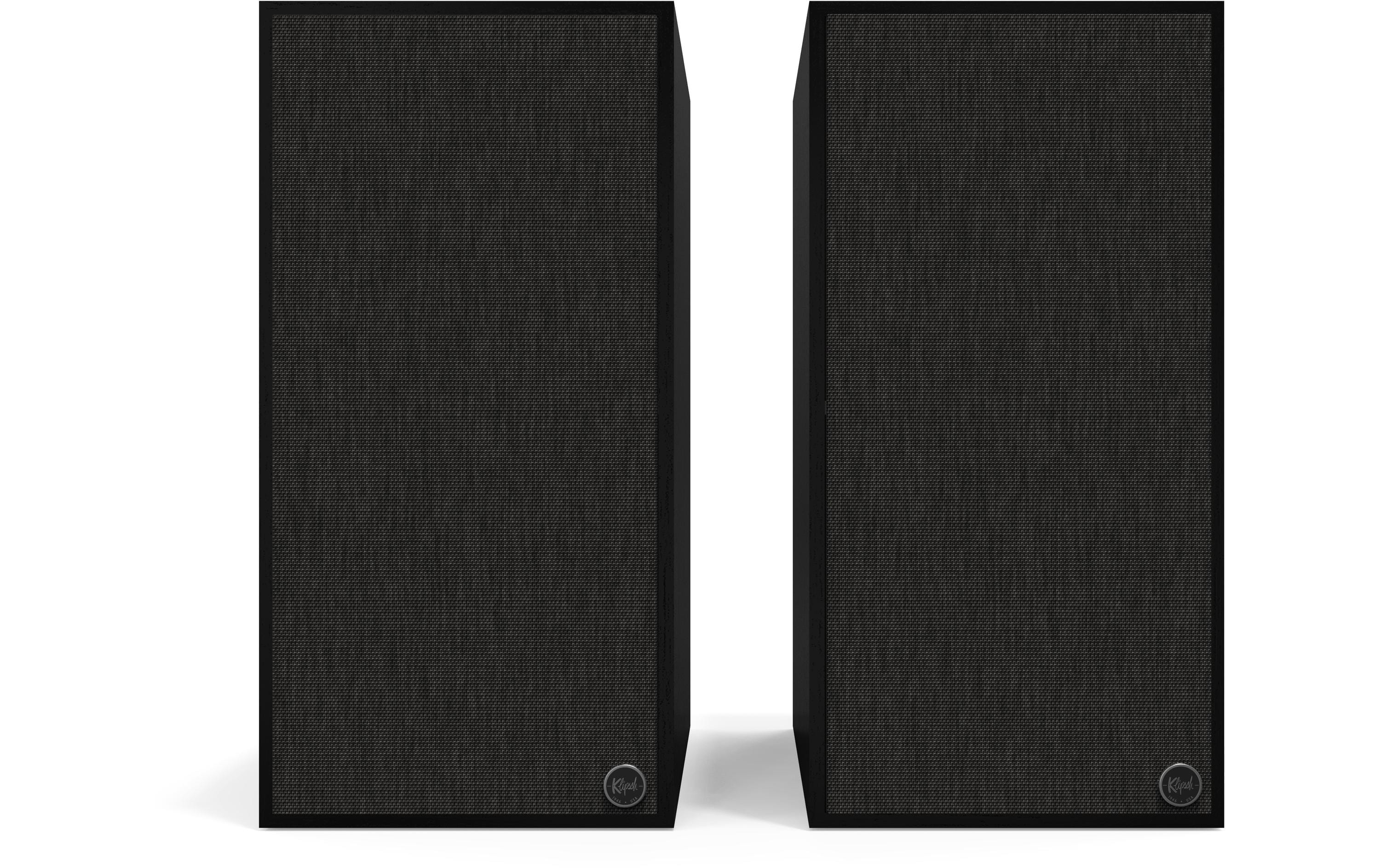 Regallautsprecher Paar The Nines – Schwarz<br>Aktivlautsprecher-Paar mit Bluetooth und digitalen Anschlüssen