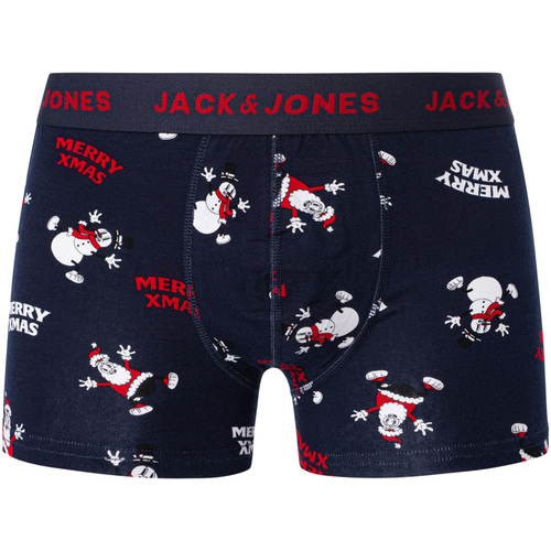 Jack & Jones - Caja De Regalo Con Calcetines Y Baúles Happy Christmas Azul
