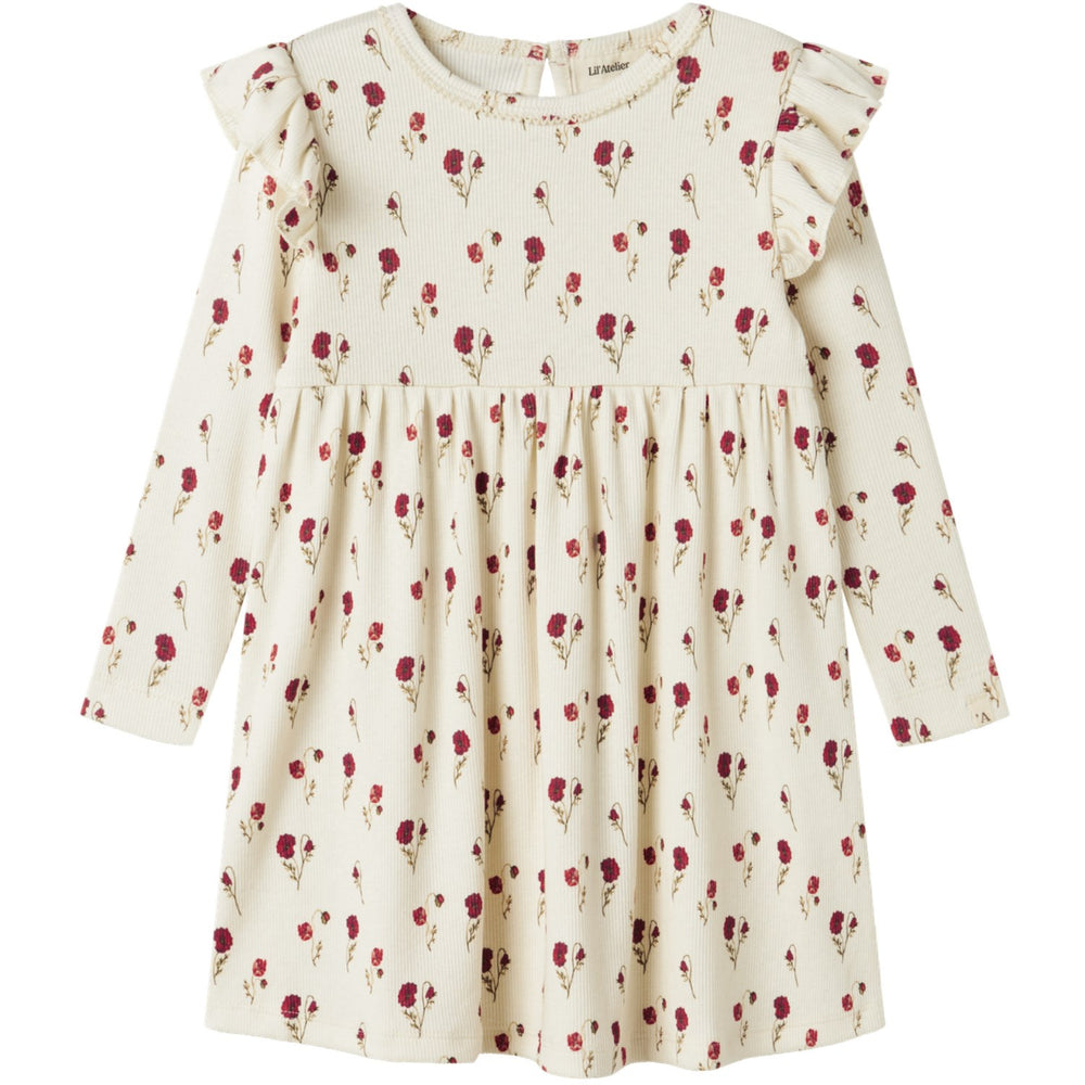 Køb Lil'Atelier Turtledove Nmflavo Ekk Ls Kjole Lil