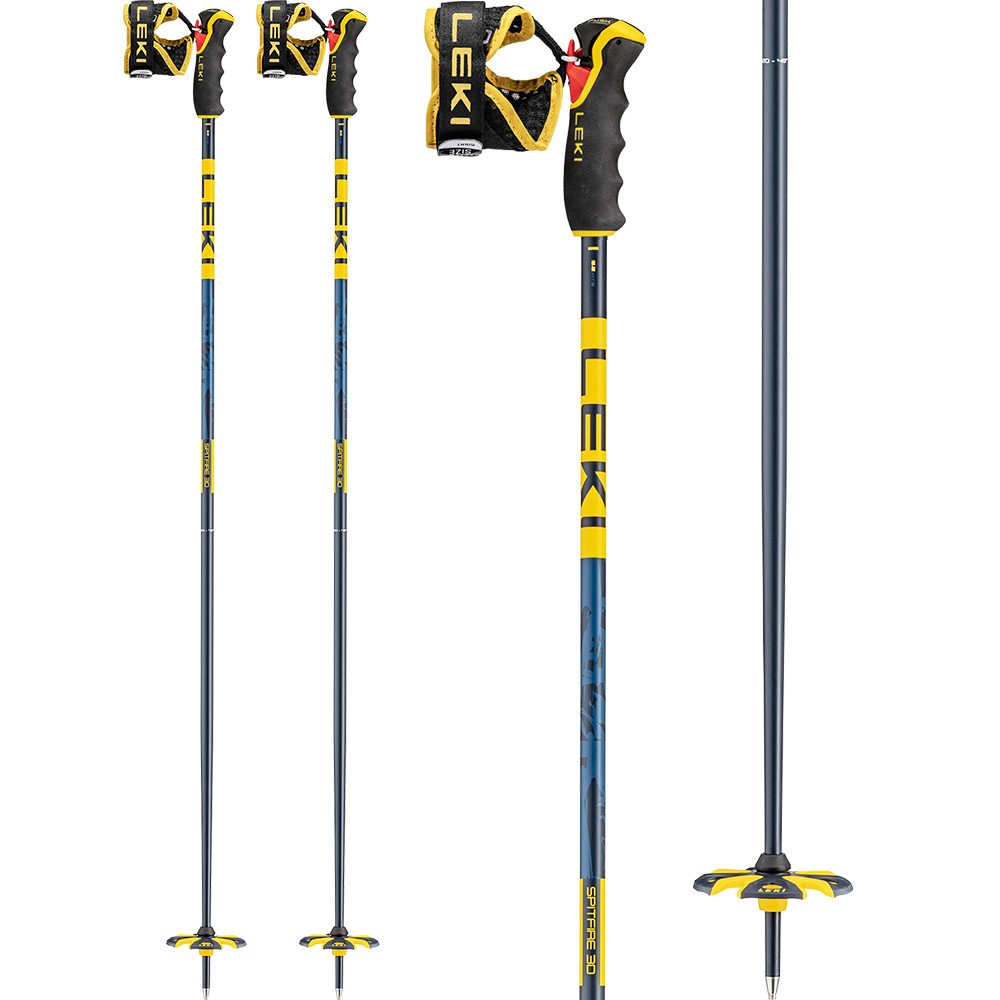 LEKI Spitfire 3D Alpin Skistöcke denimblue