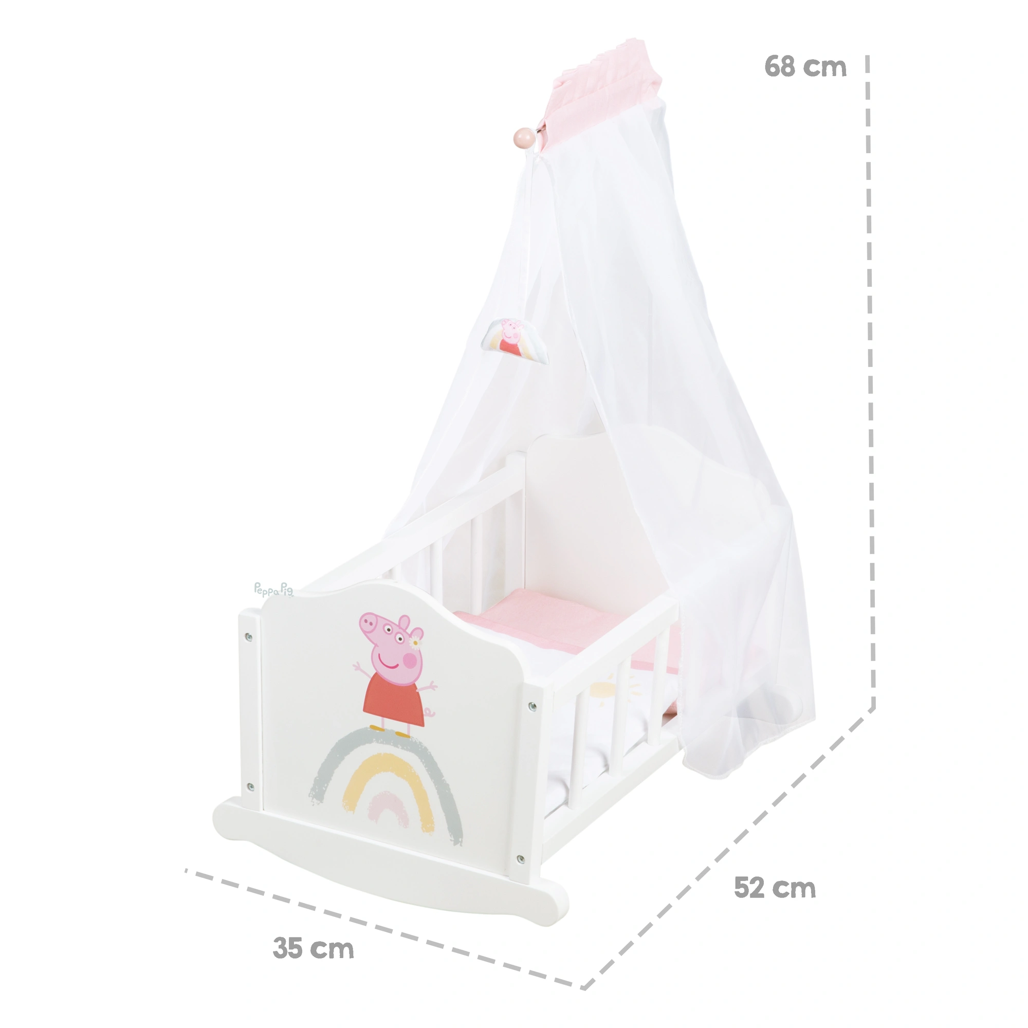 Puppenwiege PEPPA PIG