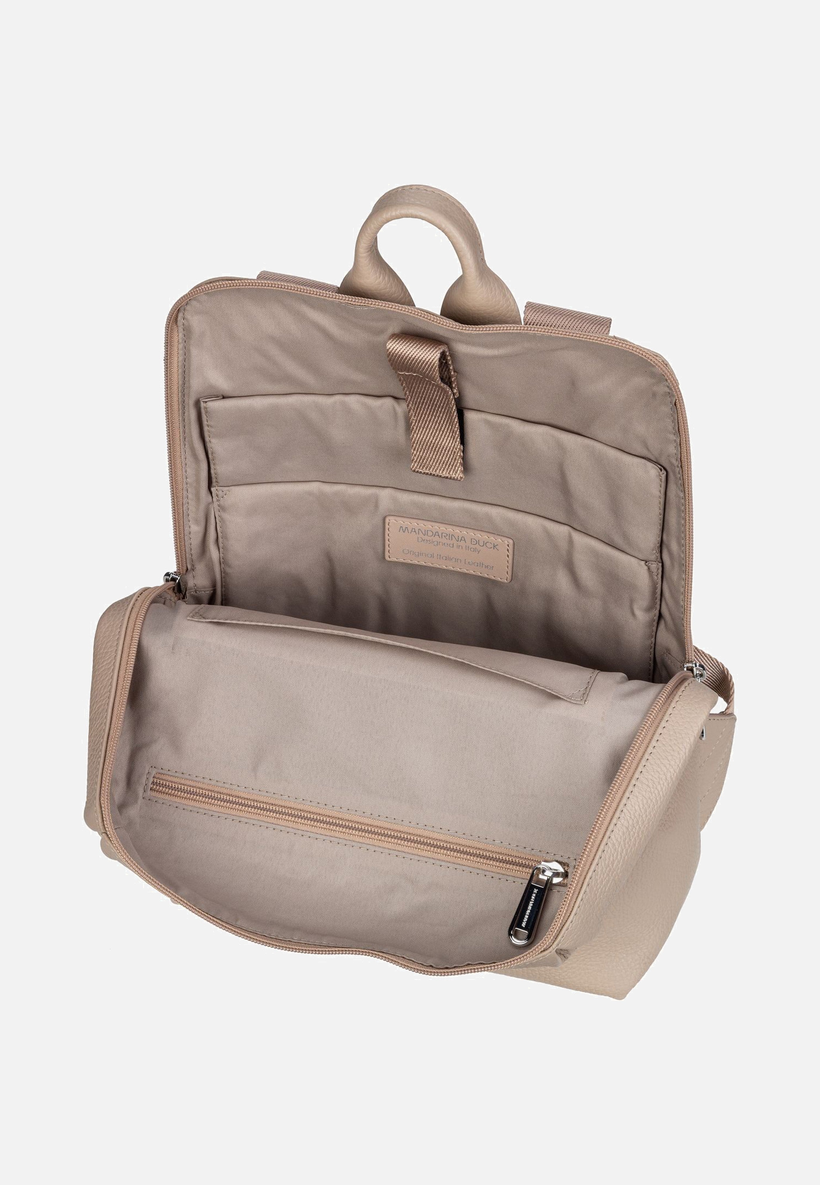 Mellow Leather Squared FZT38 Warm Taupe - Rucksack