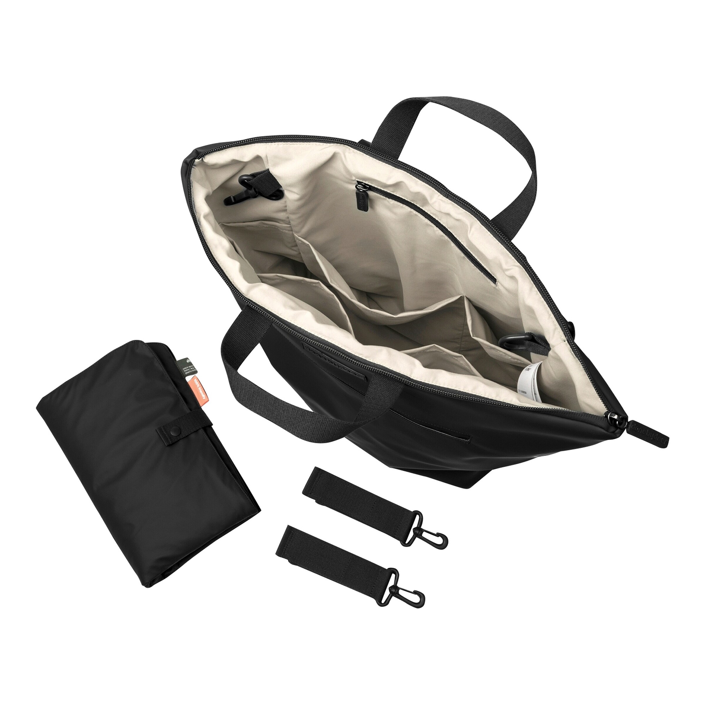Done by Deer Wickelrucksack schwarz