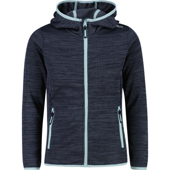 CMP Girls Stretch Knitted Fleecejacke B.blue Mel. Kinder