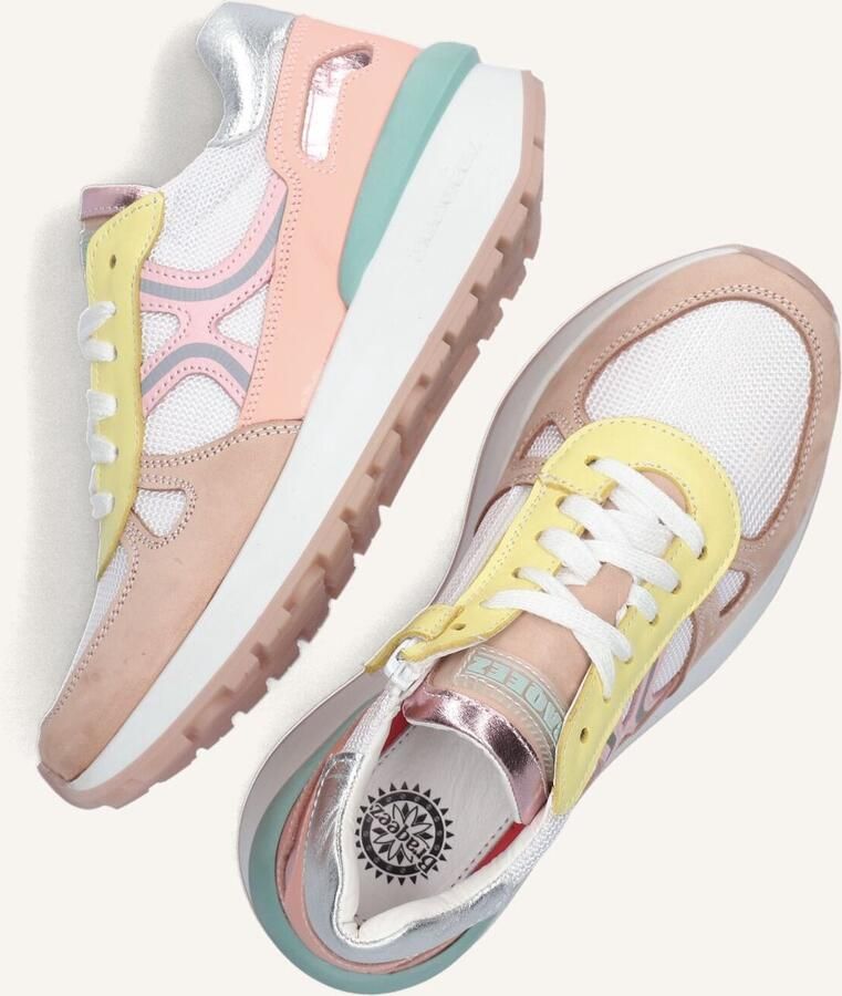 Braqeez Vita Vienna Lage sneakers Leren Sneaker Meisjes Wit