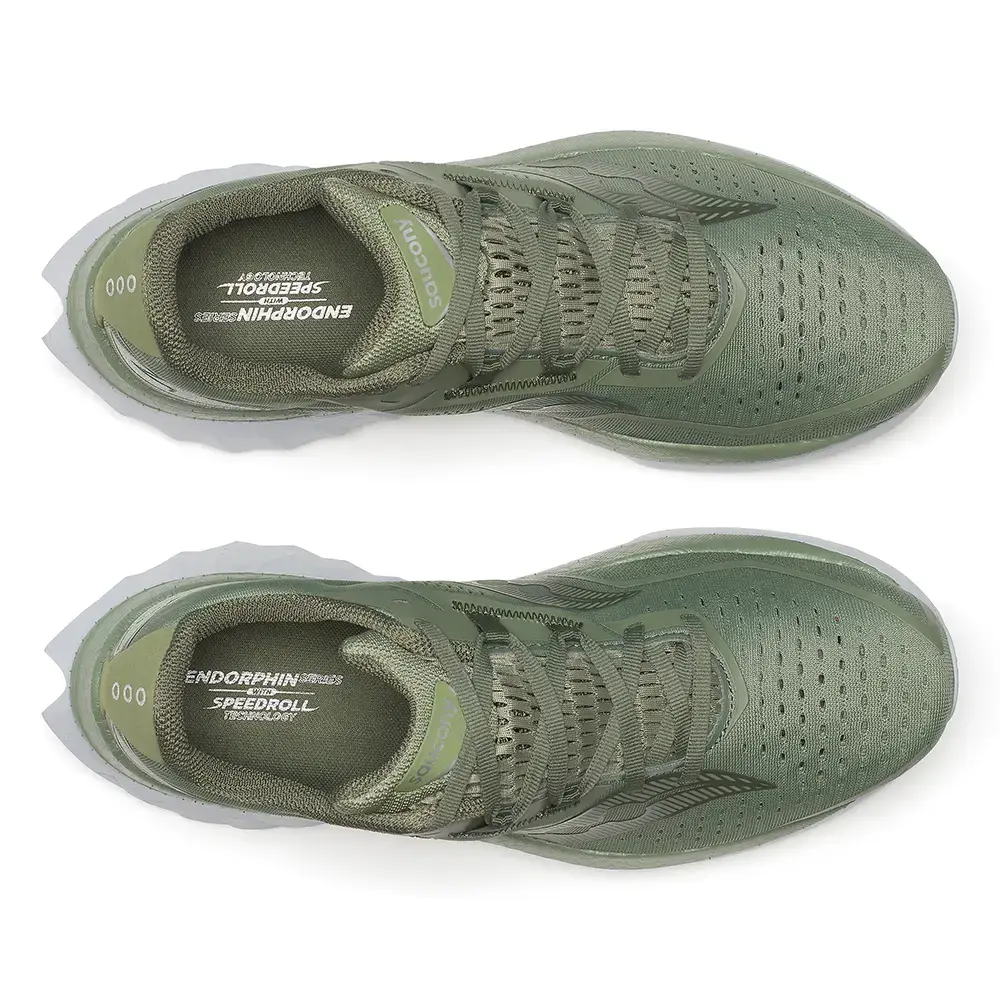Saucony Endorphin Speed 4 Hardloopschoenen Olijfgroen/Wit Heren