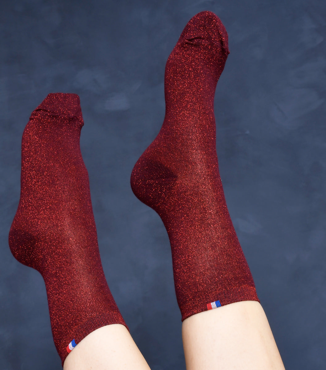 Chaussettes Femme x3 - Pack à Paillettes