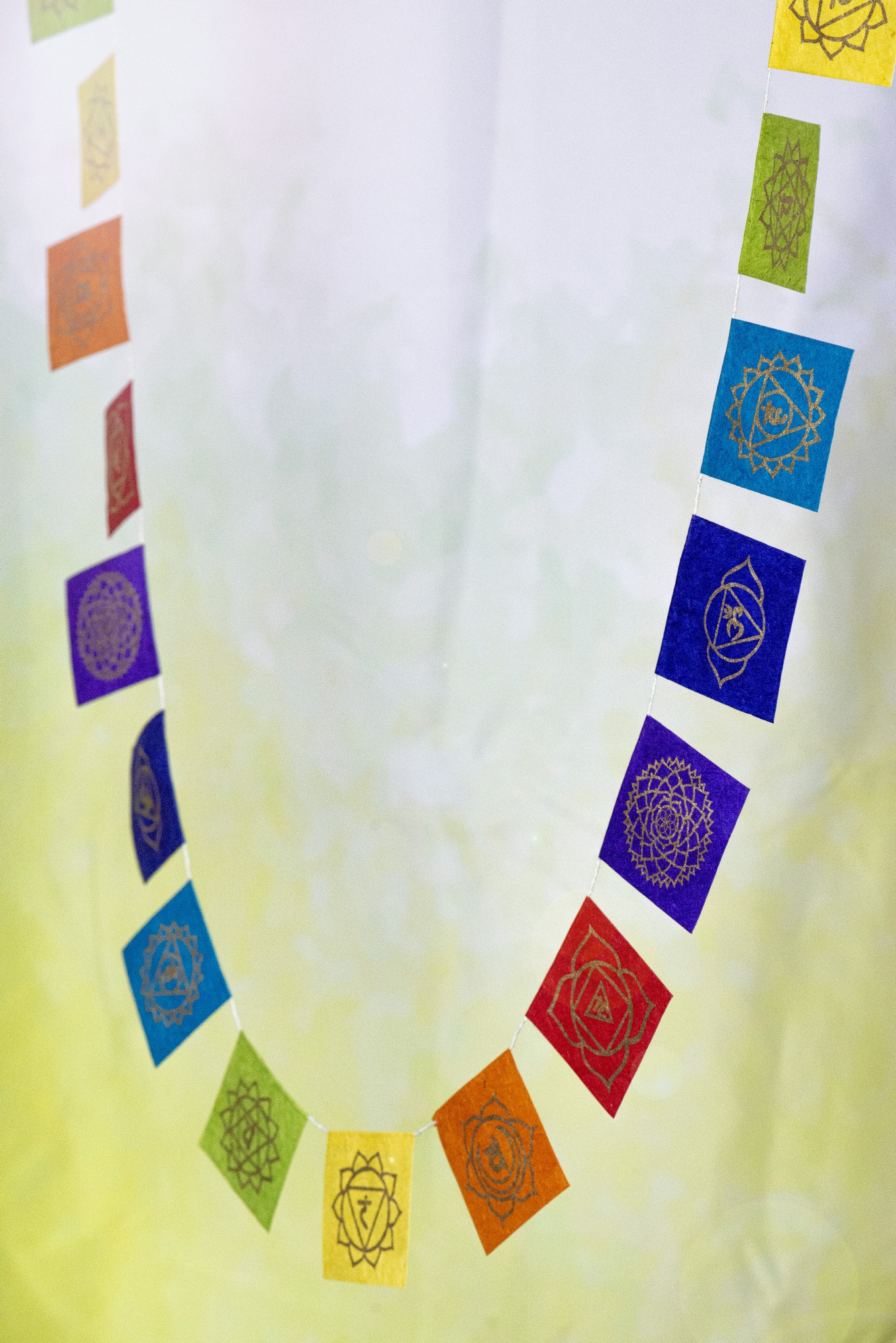Gebetsfahnen '7 Chakra', multicolor, L 200 cm günstig bestellen