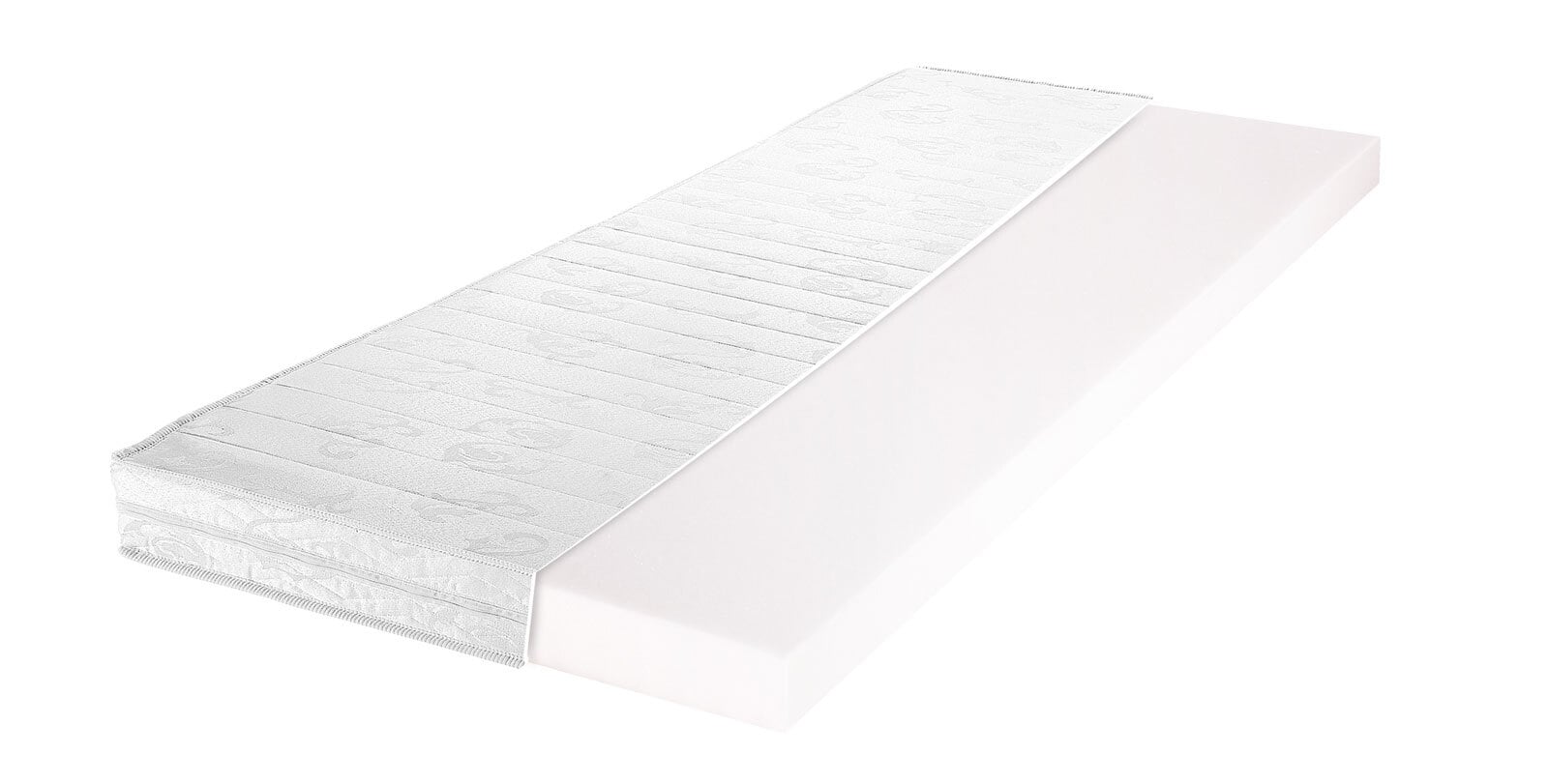 Junior Roll Matratze Comfort Pur Weiß ca. 70 x 140 cmH2