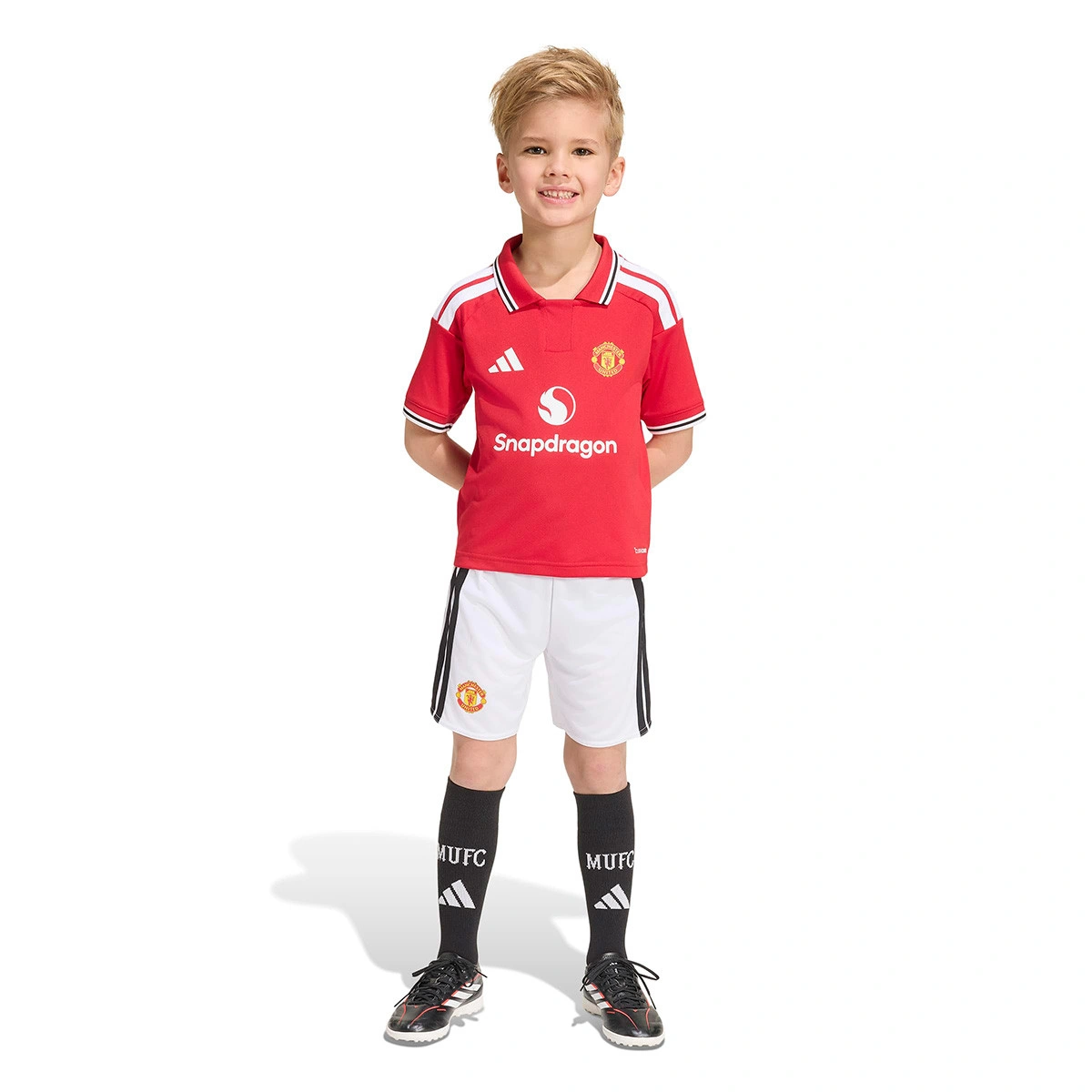 Conjunto adidas Manchester United Primeiro equipamento 2026-2027 Criança