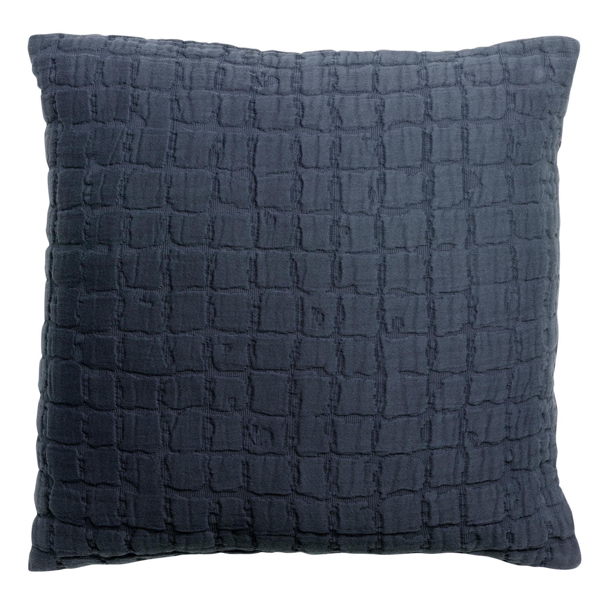 Coussin stonewash swami marine 45 x 45 cm