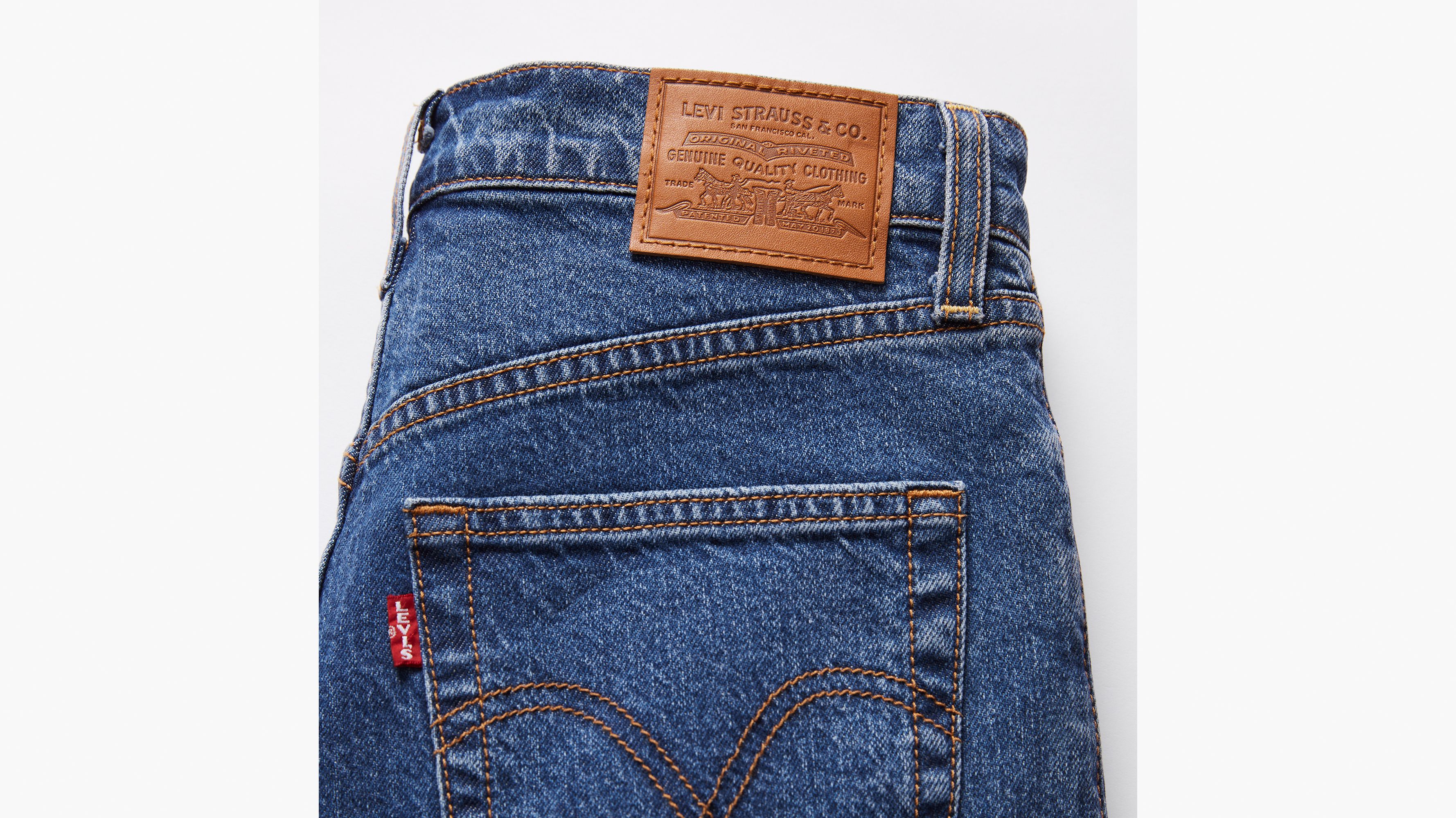 Jean Ribcage Straight cheville Lightweight - Cool As A Pickle - Bleu