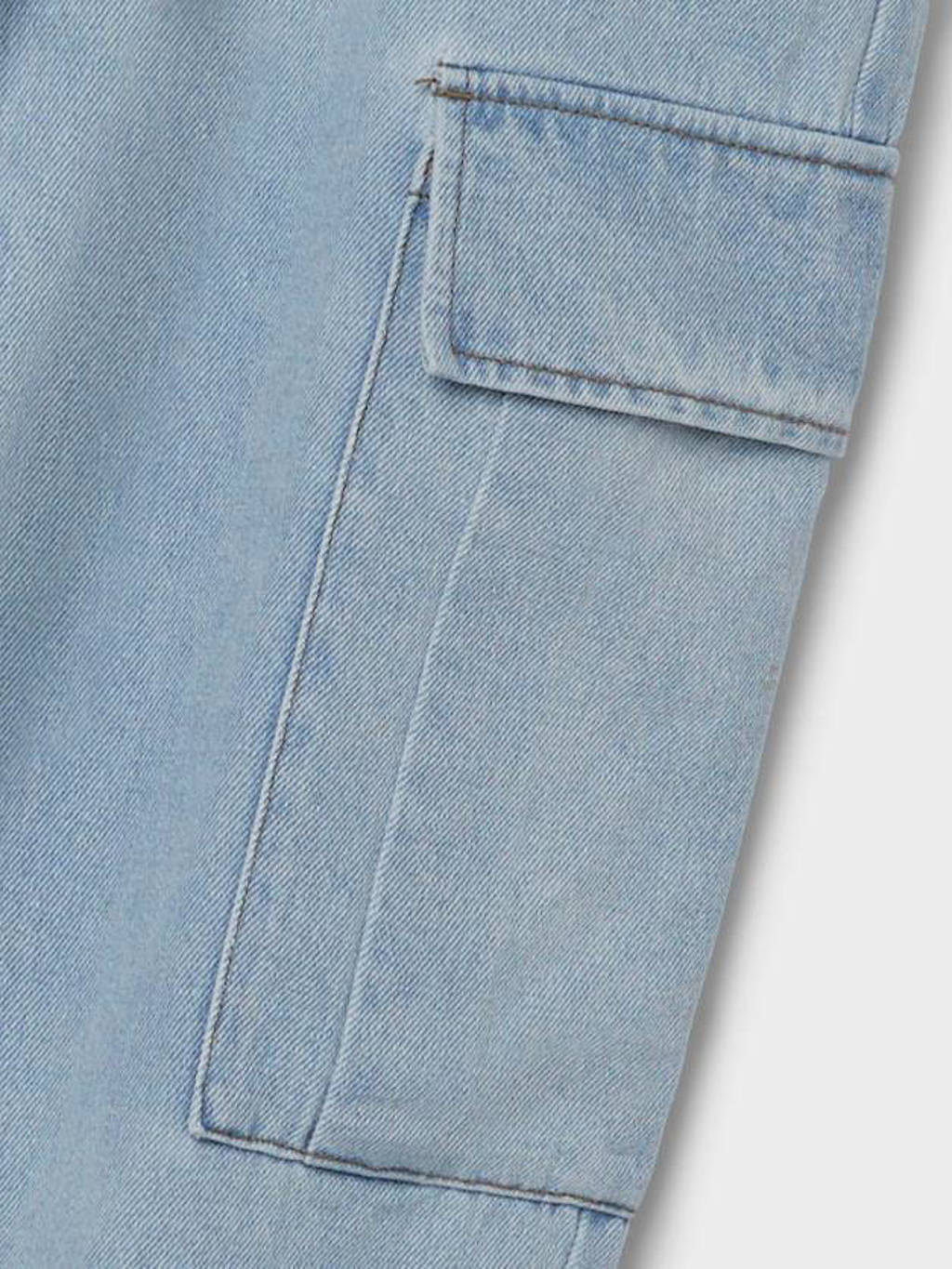 LMTD wide leg jeans NLFTARTIZZA light blue denim