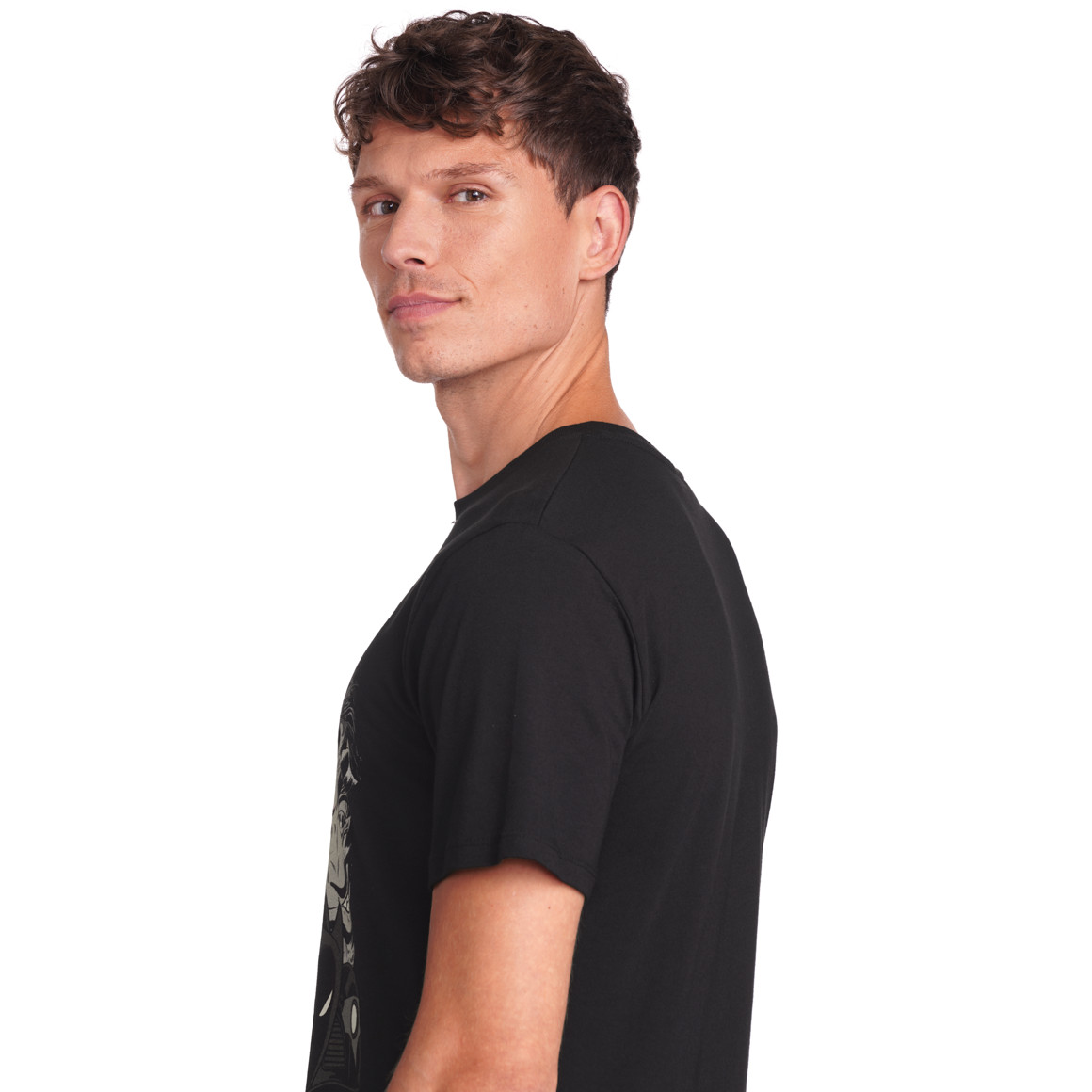 VanVaan Batman T-Shirt mit großem Print schwarz