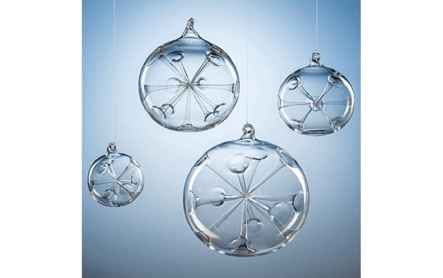 Glasi Hergiswil Weihnachtsbaumkugel »Einstich Ø 9 cm, aus Glas«