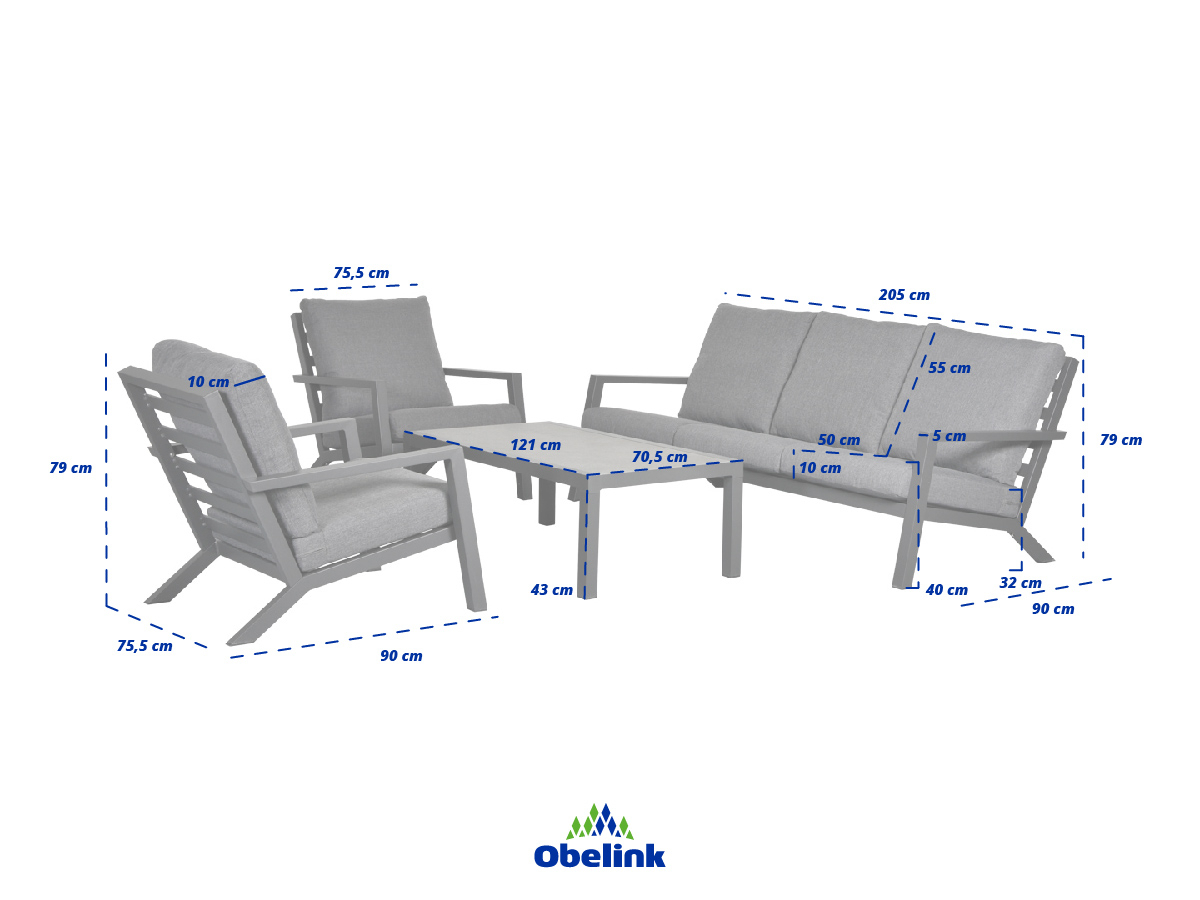 Outdoor Feelings Manhattan loungestoel
