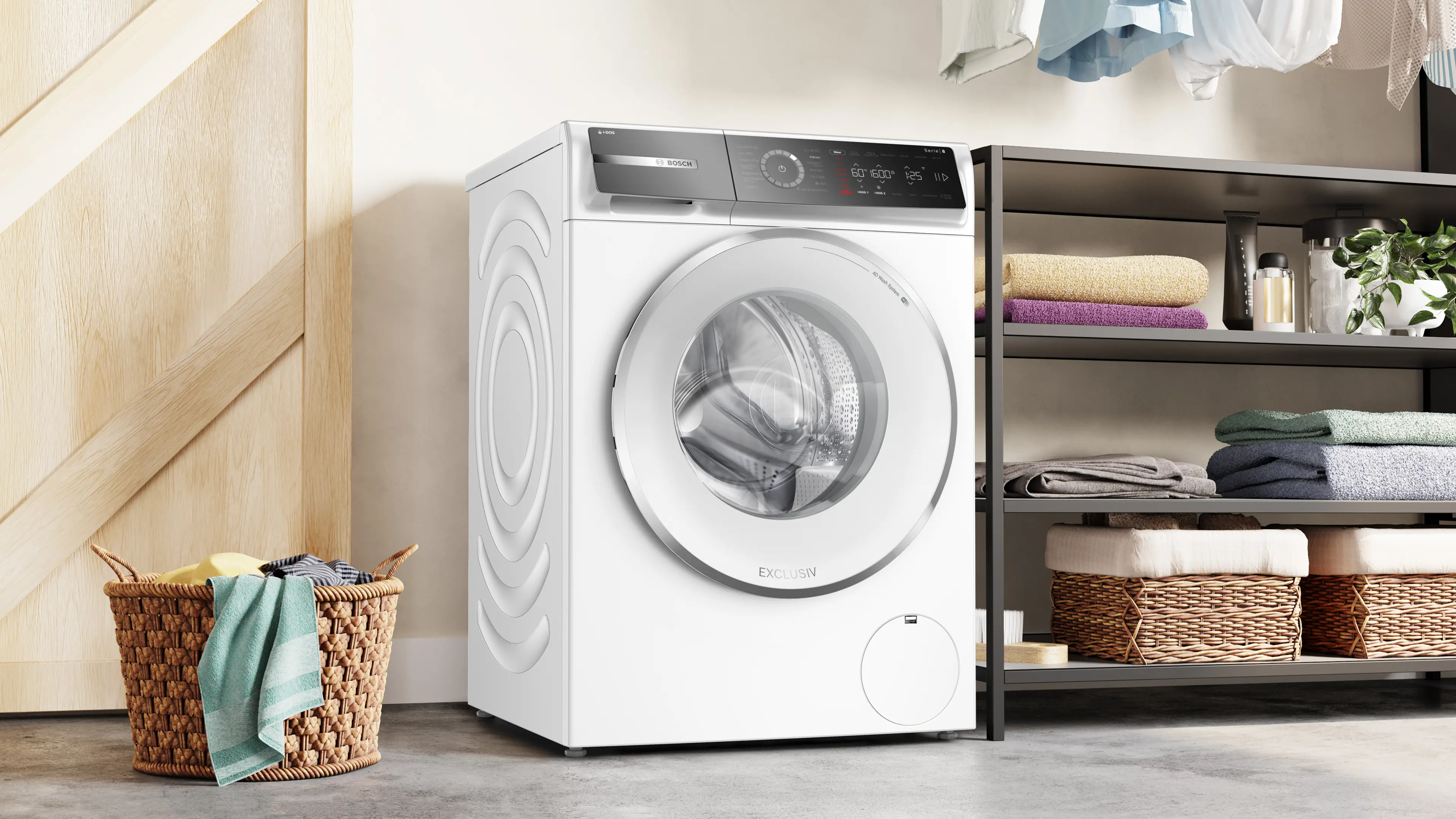 Serie 8 Wasmachine, voorlader 11 kg max. 1600 rpm