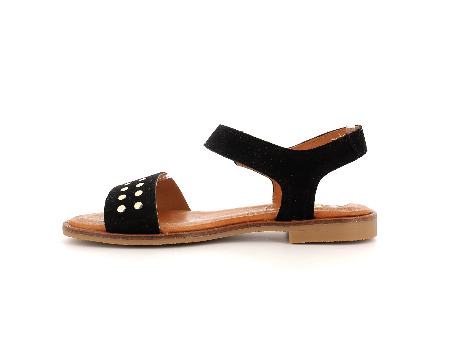 Chaussures du chateau-787 Nubuck Noir Or