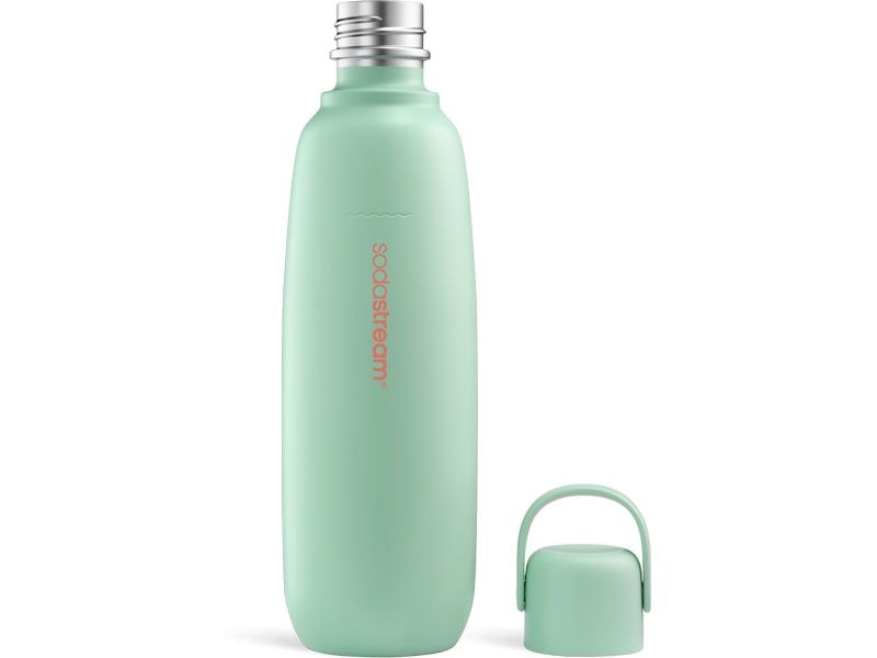 Sodastream Flasche Fizz and go cool Mint 0.9 l Edelstahlflasche für alle SodaStream Sprudler mit Ausnahme von Crystal und Gaia
