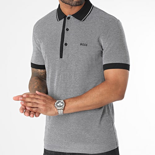 Polo Manches Courtes Slim Paule 4 50469391 Gris