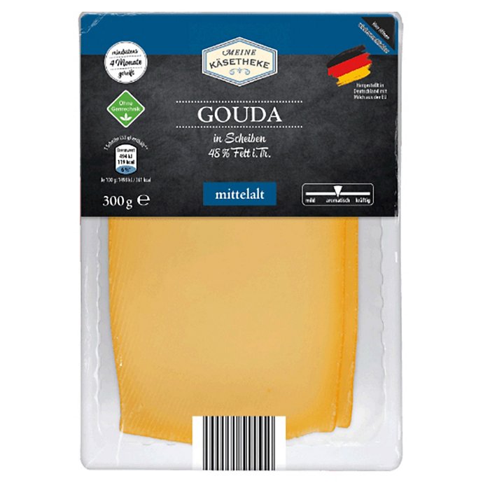 MEINE KÄSETHEKE Gouda mittelalt 300 g