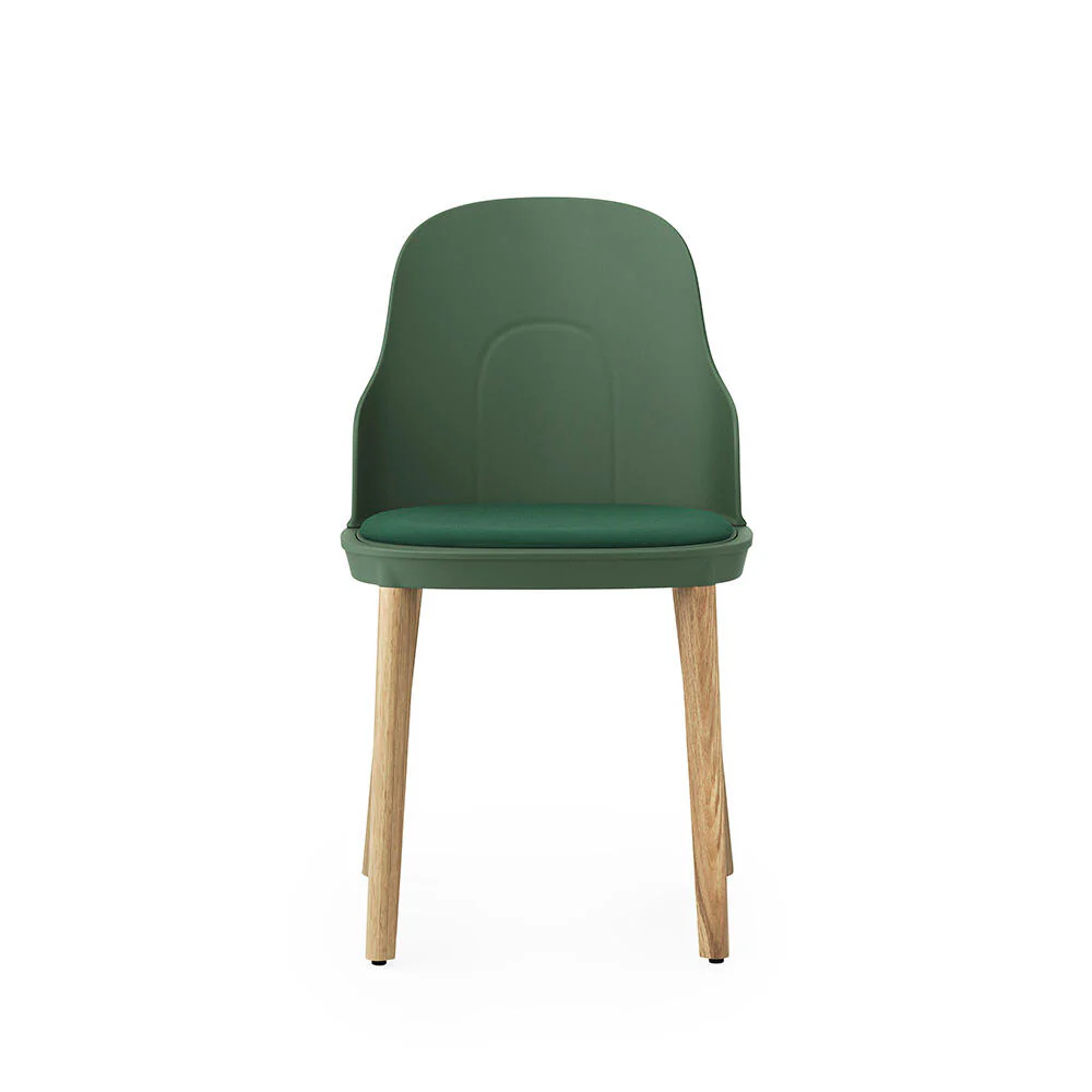 Normann Copenhagen  Allez stol, m/betræk Canvas - Park green/egetræ