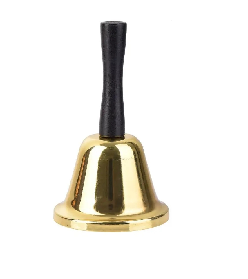 (11.7x6.5cm) Handglocke Service Bell Tisch Glocke für Rezeption / Restaurant / Accessoire