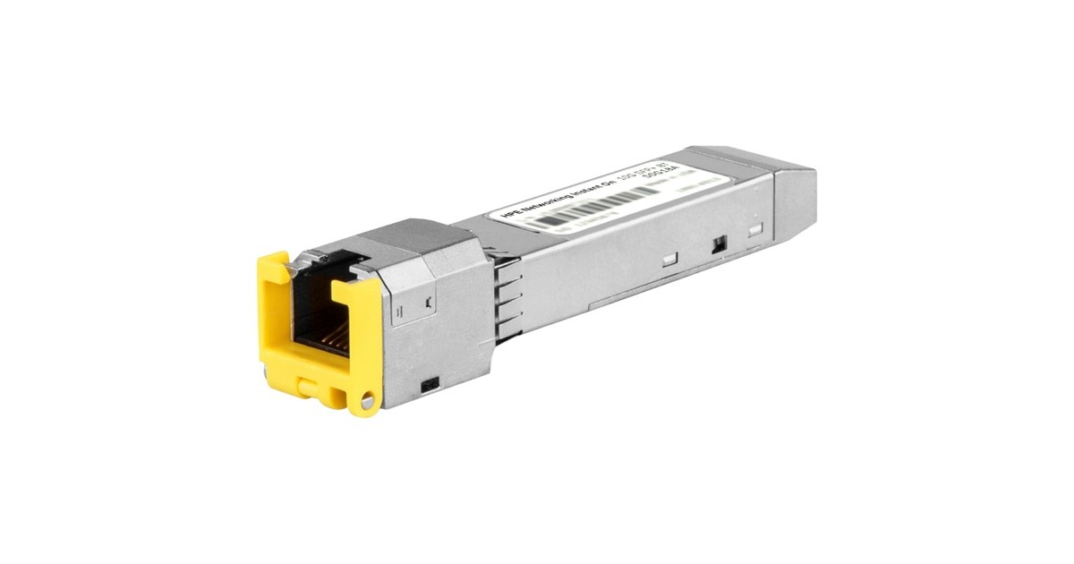 Hewlett Packard EnterpriseInstant On 10GBASE‑T RJ45 transceiver  (30 meter, Cat6a)