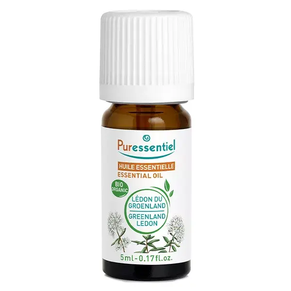 Óleos Essenciais de Ledum da Groenlândia Orgânicos Puressentiel 5 ml