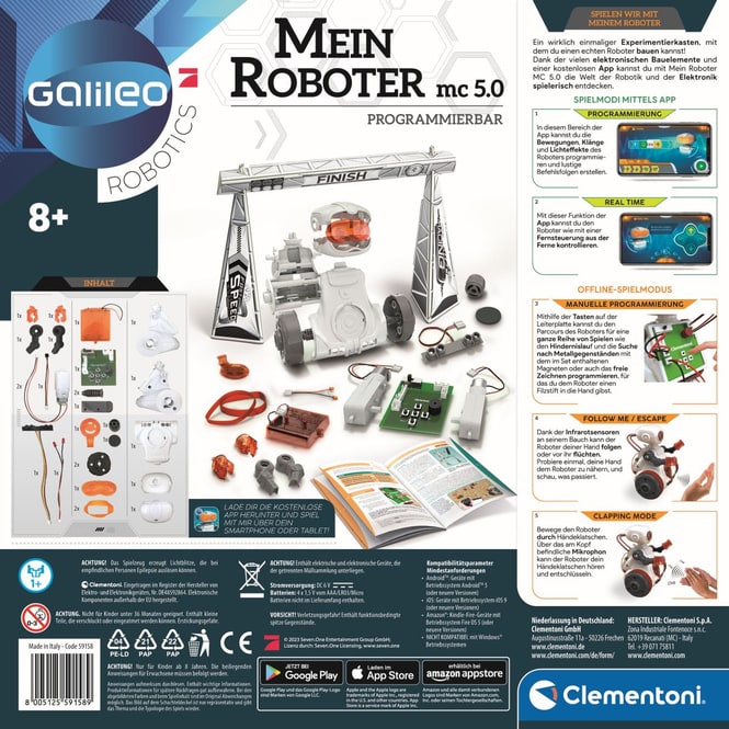 Galileo - Mein Roboter MC 5.0 - Clementoni