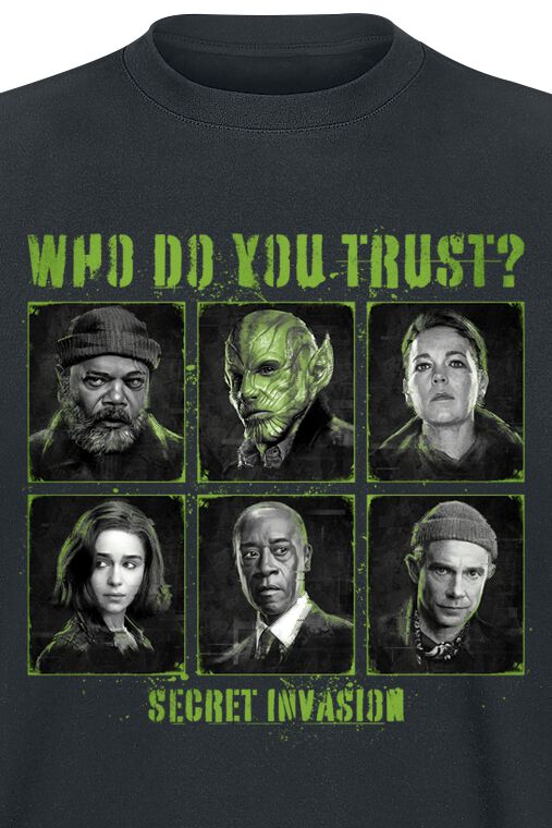 Who do you trust? | Secret invasion T-Shirt Manches courtes
