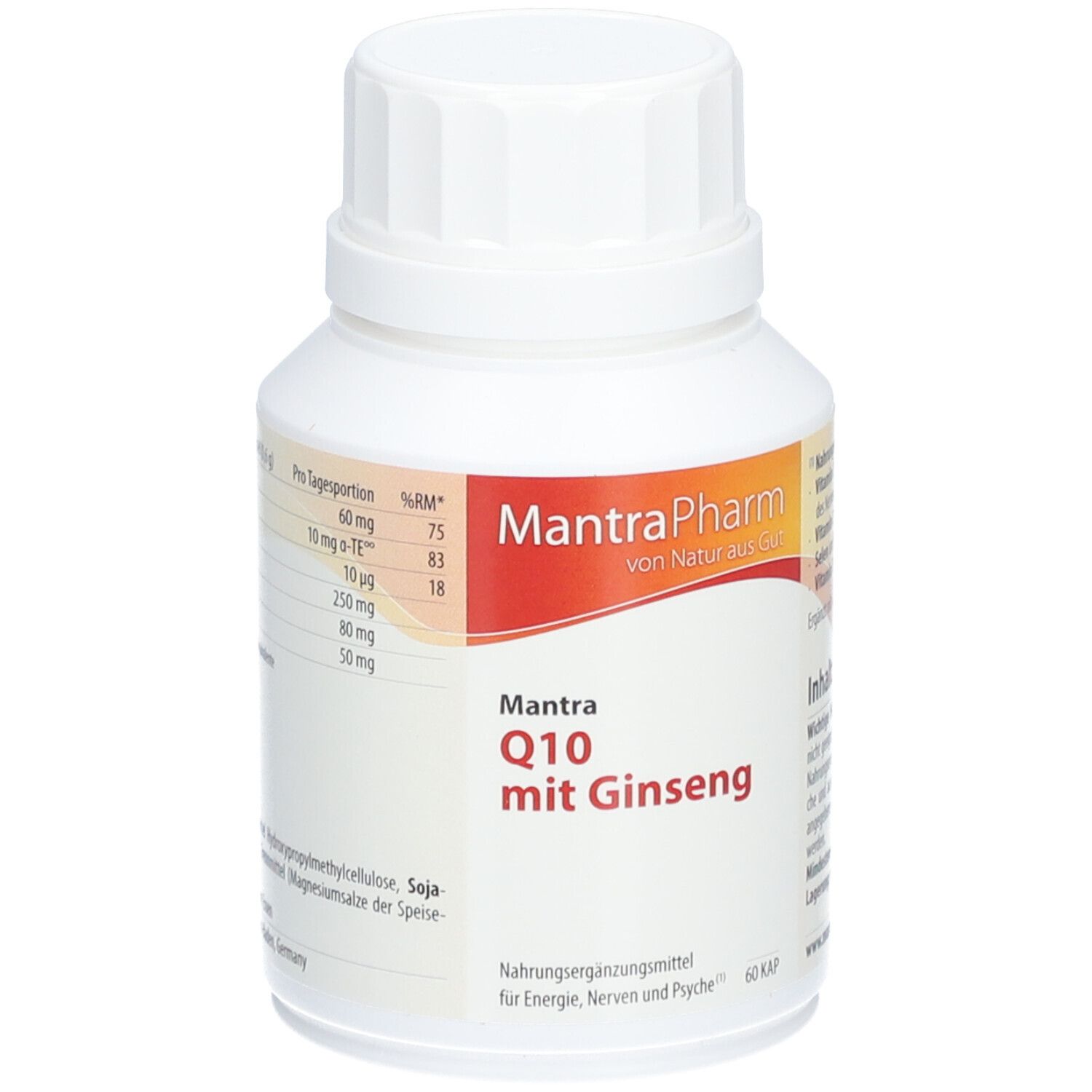 Mantra Q10 mit Ginseng