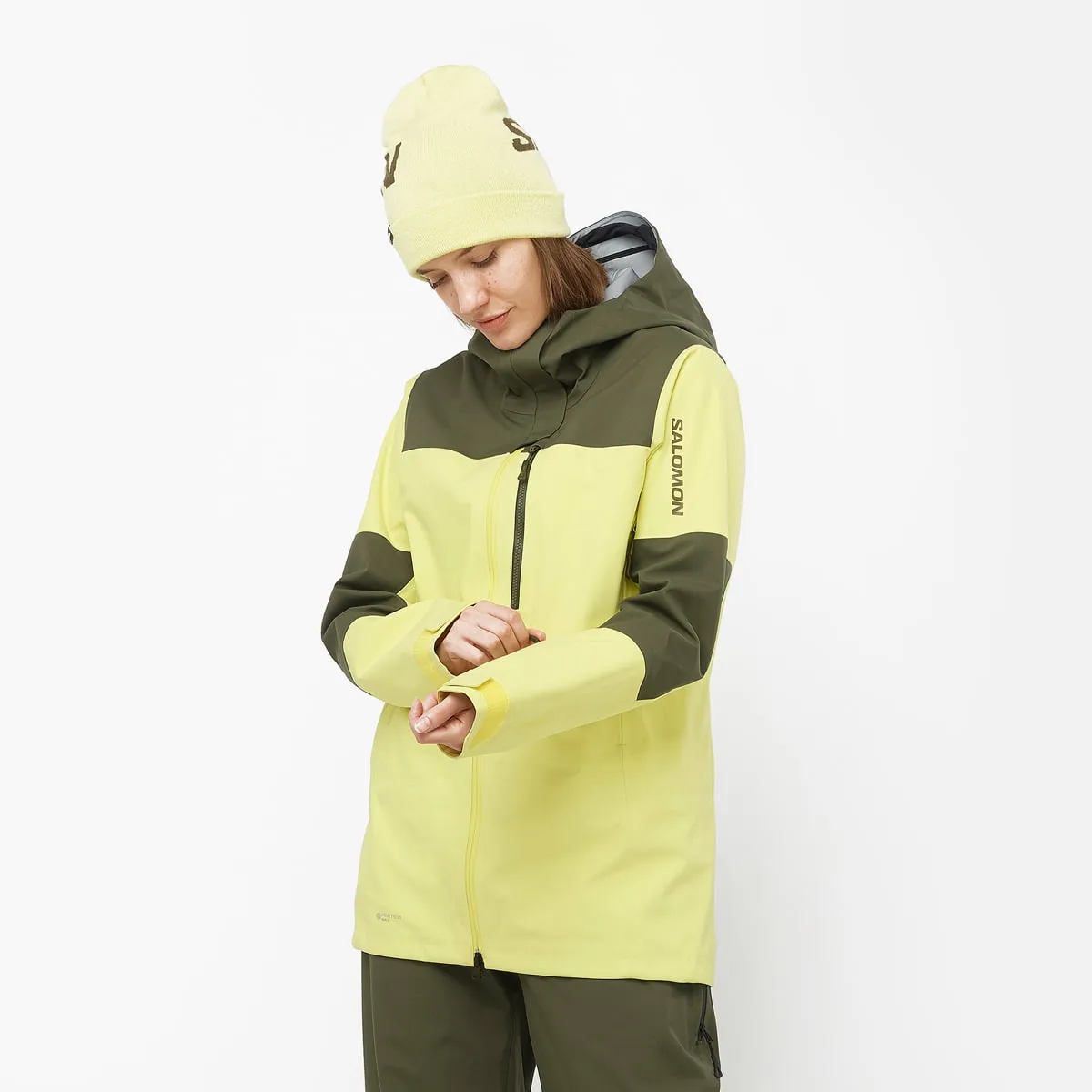 Salomon Stance 3l Jkt W Charlock/Olive Night/