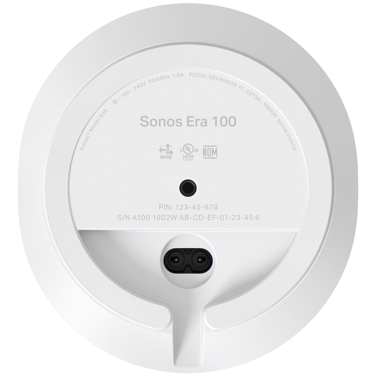 Sonos Era 100 høyttaler (hvit)