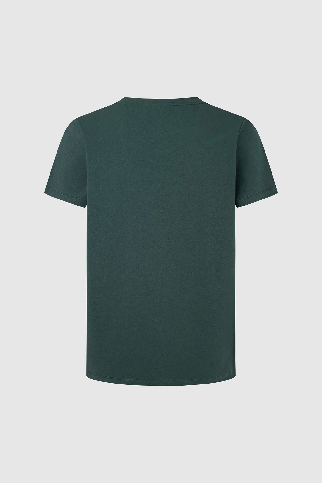 Camiseta de algodão com estampa de logotipo