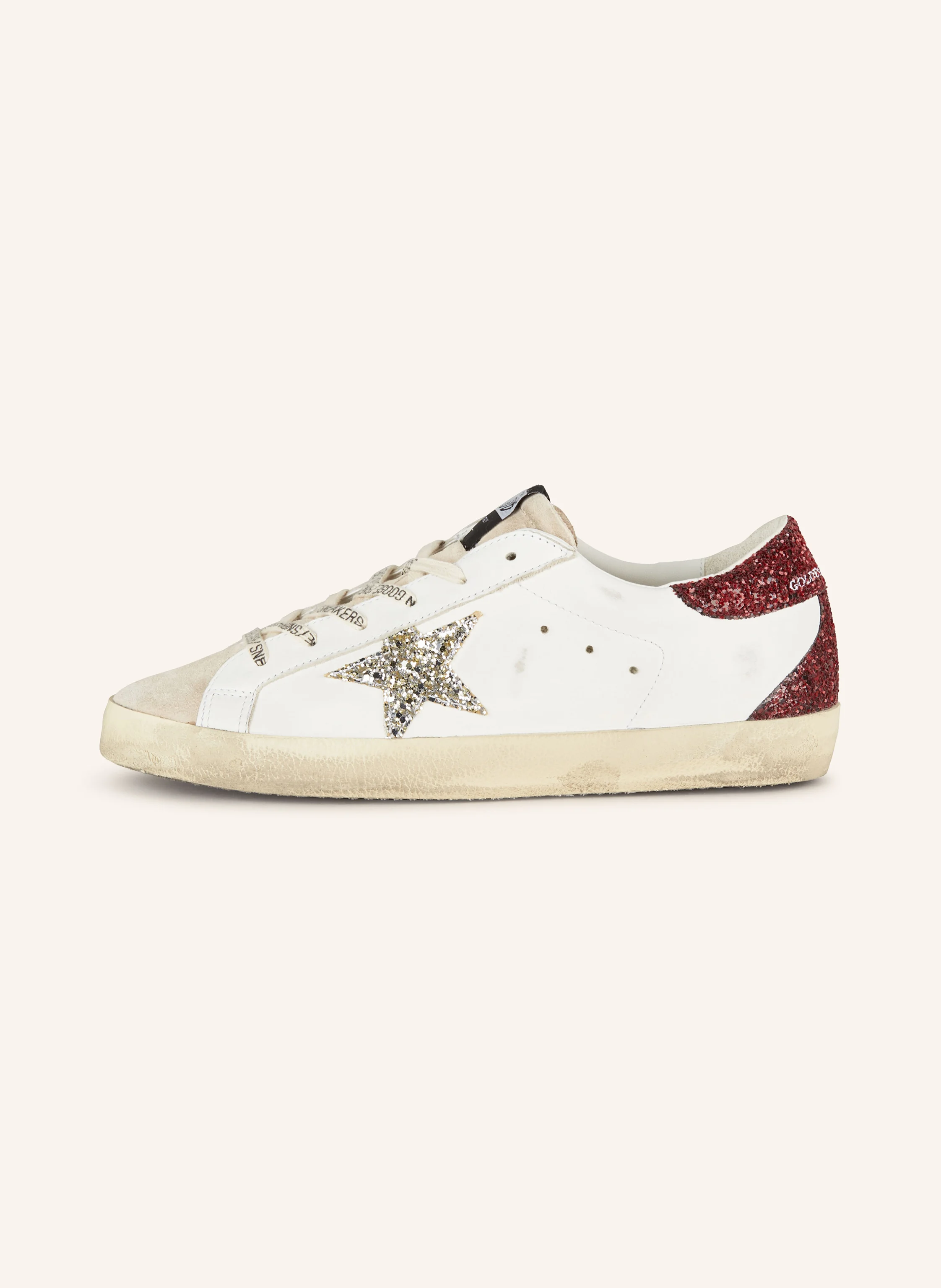 GOLDEN GOOSE Sneaker SUPER-STAR mit Pailletten