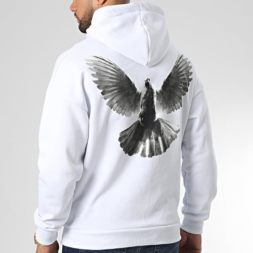 Sweat Capuche LL712 Blanc