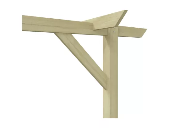 Pergola de jardin 410 x 40 x 203 cm Bois