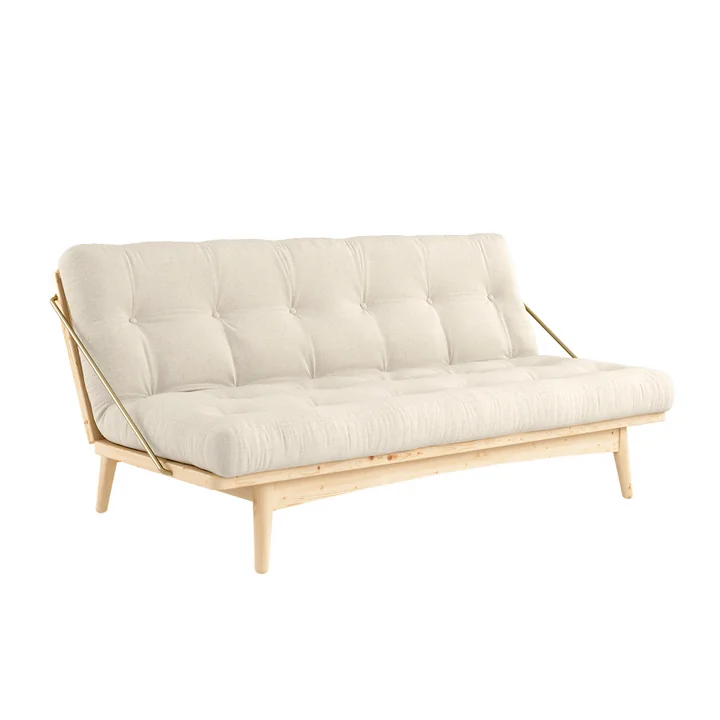 Karup Design - Folk Schlafsofa, Kiefer klar lackiert / linen