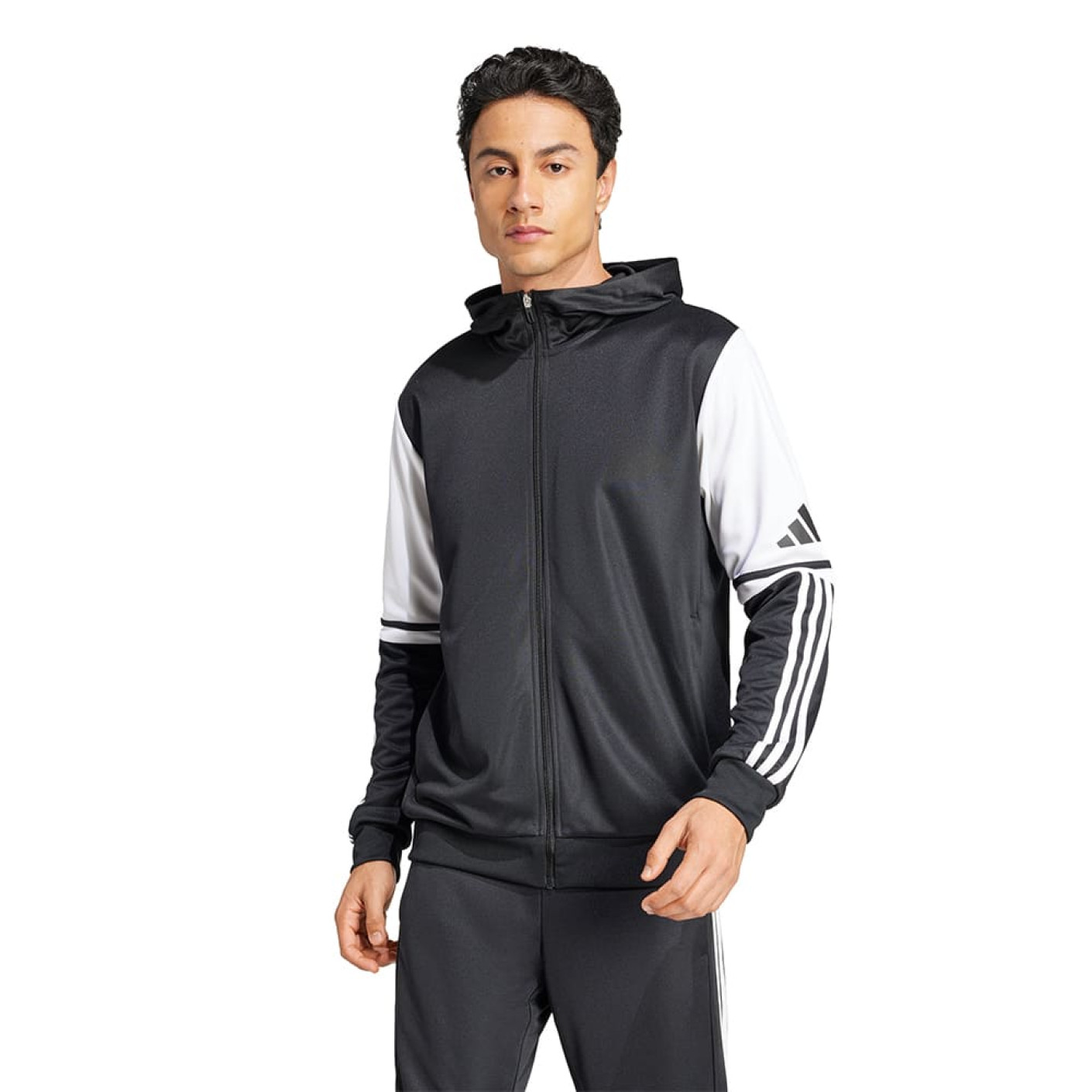 Adidas Squadra 25 Hooded Trainingsjack Zwart Wit