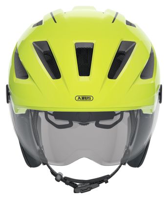 Casque Abus Pedelec 2.0 ACE Winter Kit Jaune Fluo