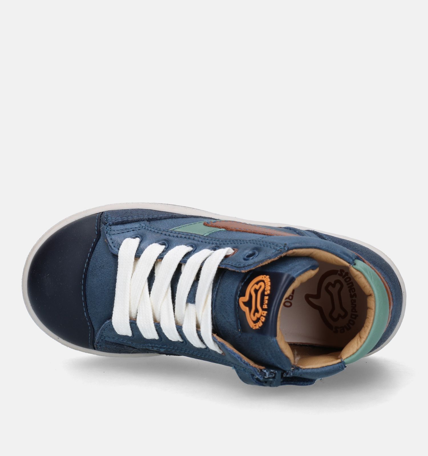 Hoge schoenen blauw
